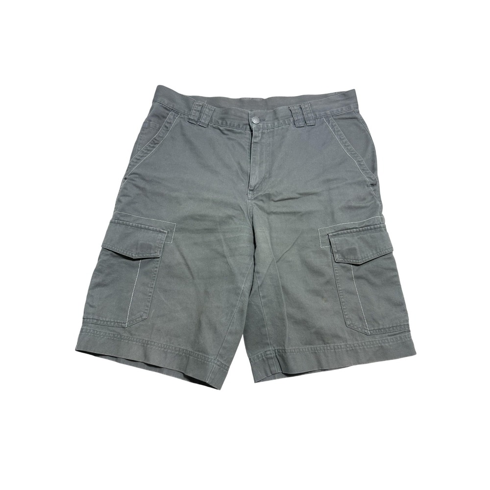 Columbia Cargo Shorts‎ Mens 34 Gray 100% Cotton Outdoor Utility Pockets Hiking